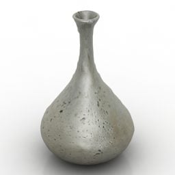 Vase Concrete Decoration 3d model