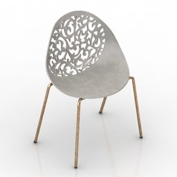 Plastic Chair Lace 3d model