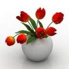 Vazo Lale Çiçek