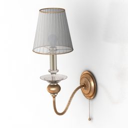 Sconce Lamp Cylinder Shade 3d modell