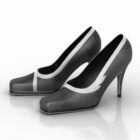 Grey High Heels Shoes