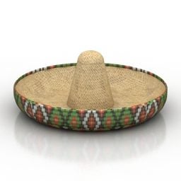 Traditional Hat Sombrero דגם תלת מימד