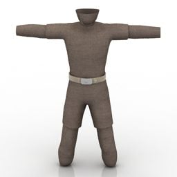 Overall Clothes 3d model