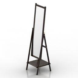 Schlafzimmer-Standspiegel Ikea 3D-Modell
