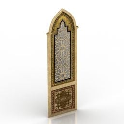 Model 3d Dekorasi Islam Windows Mirror