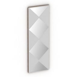 Modelo 3d de espelho poligonal