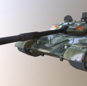 نموذج الدبابة الصينية ثلاثي الأبعاد
