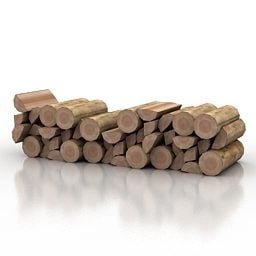 Logs 3d model