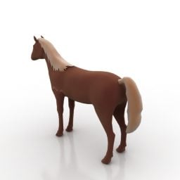 European Horse 3d model