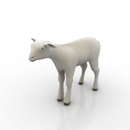 Bauernhoflamm 3D-Modell