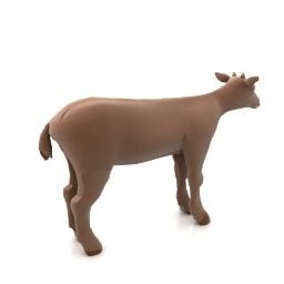 Farm Cow V2 3d model