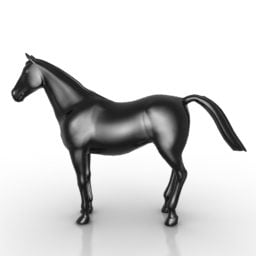 Bay Horse 3d-modell
