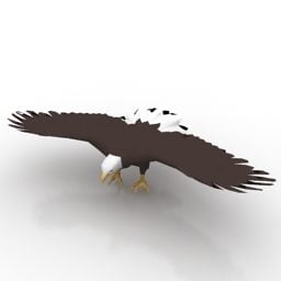 3д модель американского орла