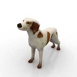 家の犬の3Dモデル