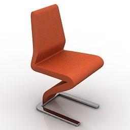 Z Shape Chair 3d model