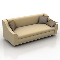 5 Seats Sofa Roma Design 3d model