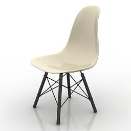 Plastic Chair Eames Design 3d model