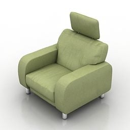 Relax Leather Armchair 3d model