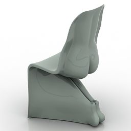 Human Shape Chair November 3d model