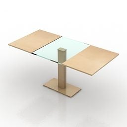 玻璃桌猫王之翼3d模型