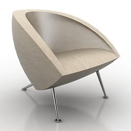 Nowoczesny fotel Hanna model 3D
