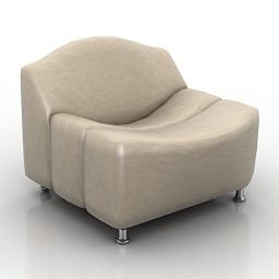 3д модель кресла Modern Art Fauteuil