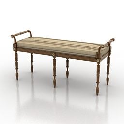 3d модель Accents Seat Wooden Furniture