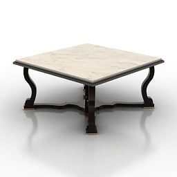 Square Table Chelini 3d model