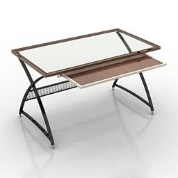 Rectangle Glass Table Sigma 3d model