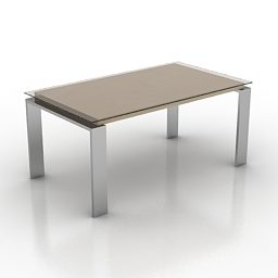 Modern Rectangle Table Ims 3d model