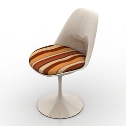 Plastic Chair Tulip 3d model