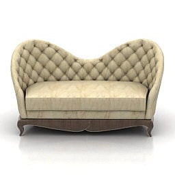 Mẫu 3d thiết kế ghế sofa Chester hiện đại