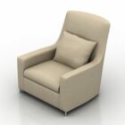 Beige Highback Armchair Furniture