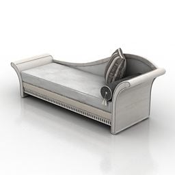 Model 3d Sofa Chaise Lounge