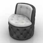 Fauteuil cylindrique rond