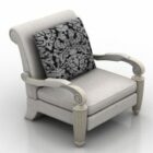 Living Room Armchair With Pillow