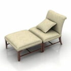 Beige Lounge Chaise