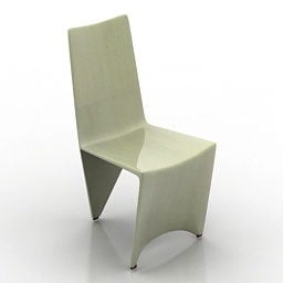 3d модель пластикового художнього крісла