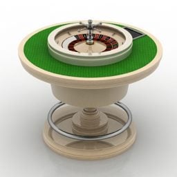 Casino Bord Roulette 3d-modell