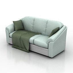 Three Sofa Modern Design 3d model