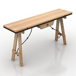 Carpenter Work Desk 3d model