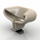 Plastic Bend Shape Armchair