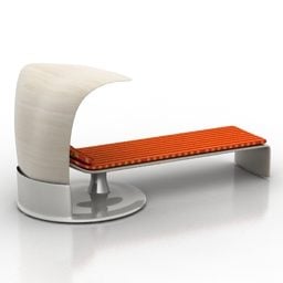 3д модель домашнего стилизованного кресла для отдыха Dedon
