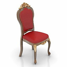 European Classic Chair 3D-malli