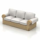 Elegancka 3-osobowa sofa