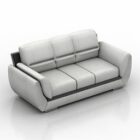 Fabric Modern Sofa 3 Seats