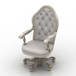 Office Manager Wheel Armchair 3d model