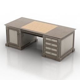 3д модель офисного большого стола Gocce