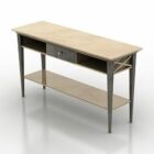 Table rectangulaire console