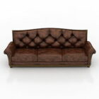Camel Chesterfield Leather Sofa